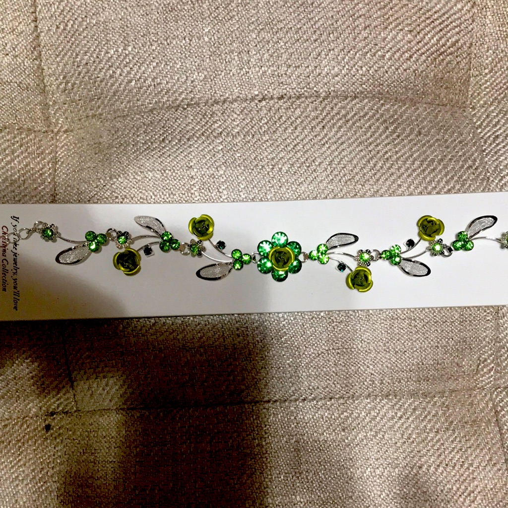 Green Crystal Bracelet